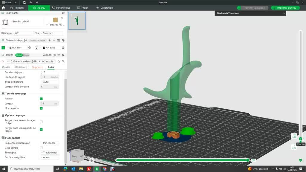 Impression 3D Poign Ergo V1