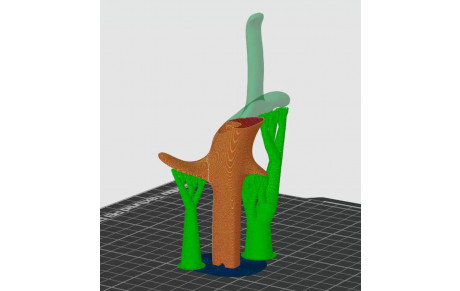 Dernière impression 3D poignée escrime Ergo V1