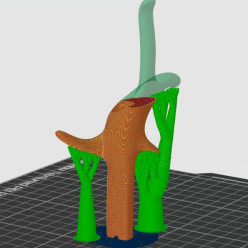 Dernière impression 3D poignée escrime Ergo V1